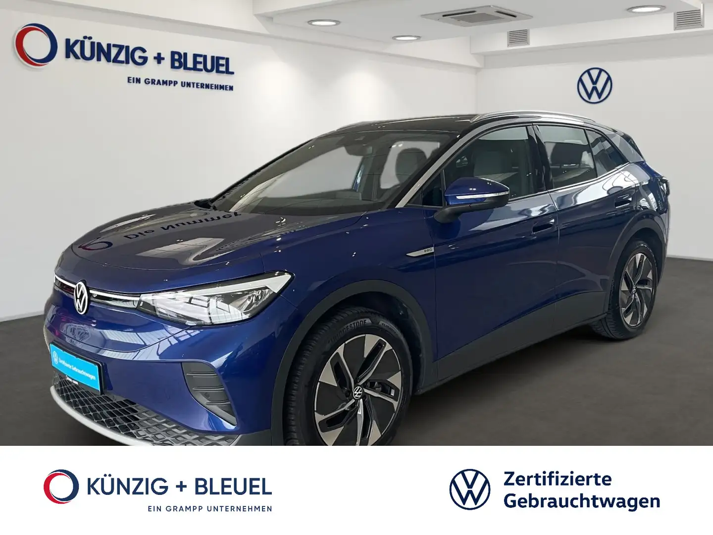Volkswagen ID.4 Pro Performance +WÄRMEPUMPE+AHK+KAMERA+ Bleu - 1