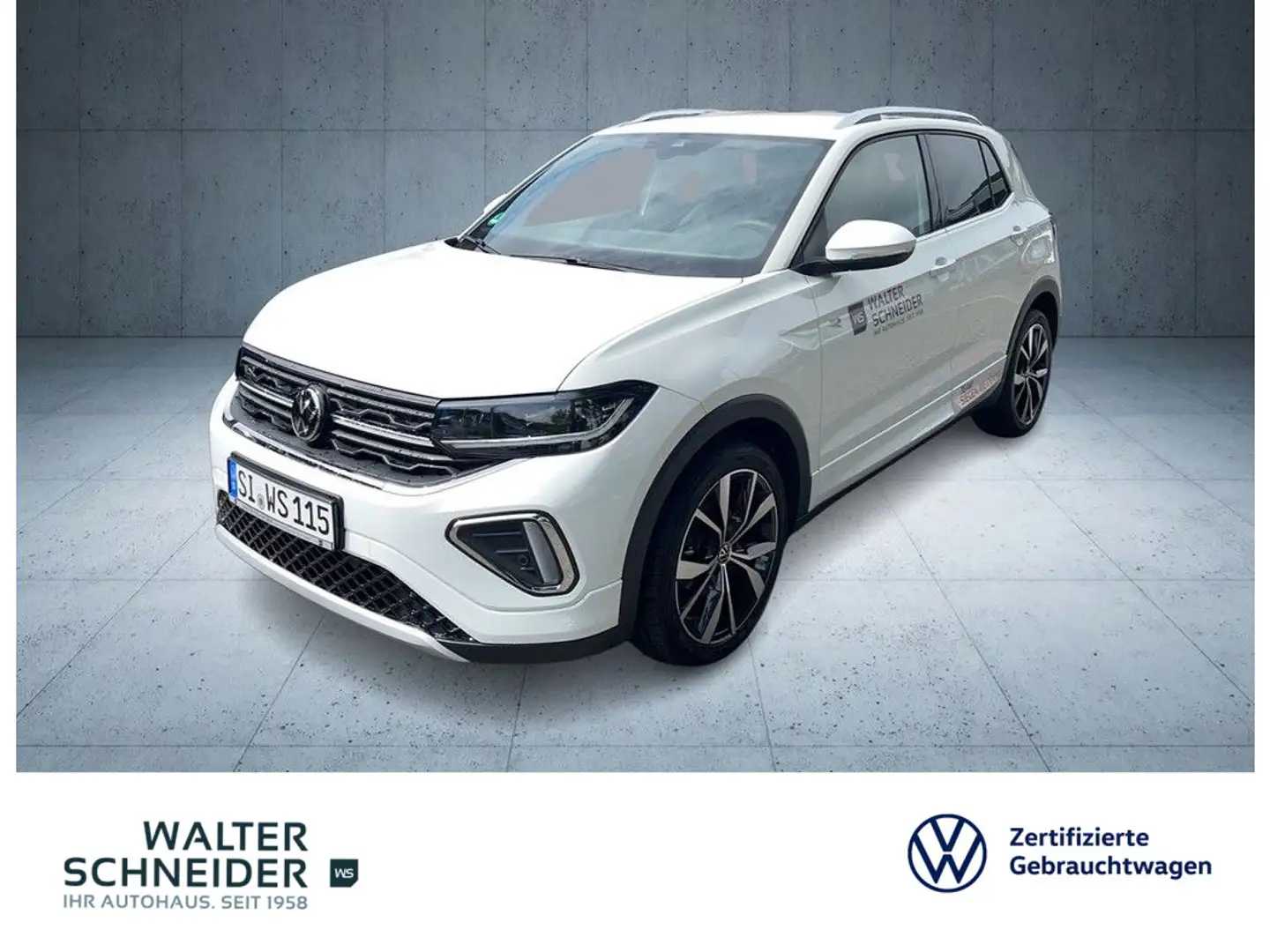 Volkswagen T-Cross R-Line 1.5 l TSI ACT OPF DSG Navi Kamera Weiß - 1