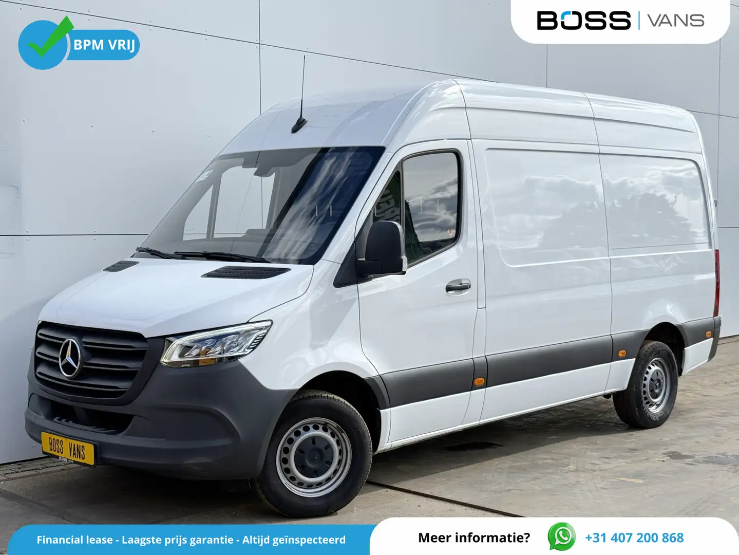 Mercedes-Benz Sprinter 314 2.2 CDI Automaat L2H2 LED Climate Contol Cruis Wit - 1