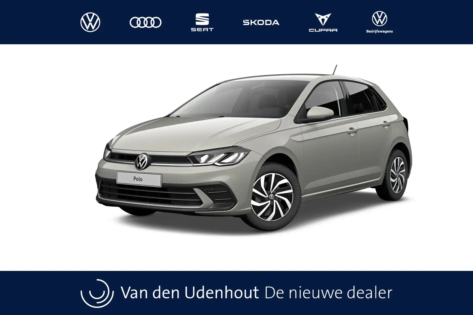 Volkswagen Polo 1.0 TSI 95 5MT Life Edition Zijruiten achter en ac Grijs - 1