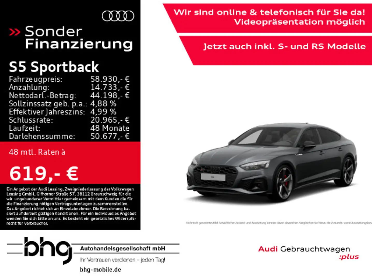 Audi S5 TDI q  tiptronic Grau - 1