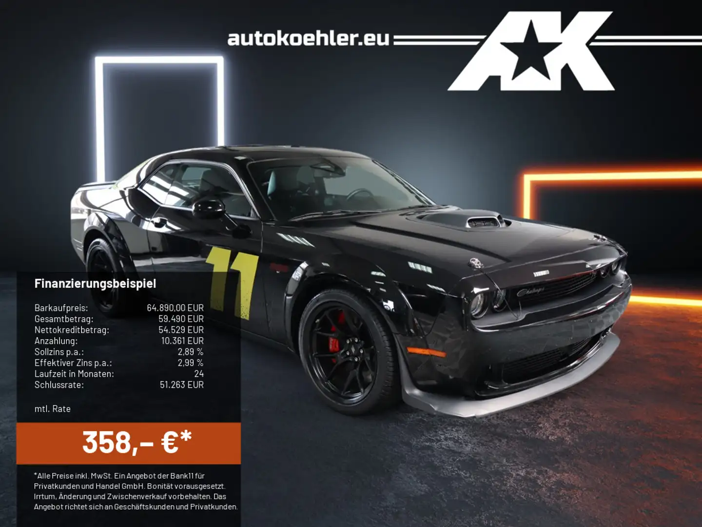 Dodge Challenger RT Shake Down Schwarz - 1