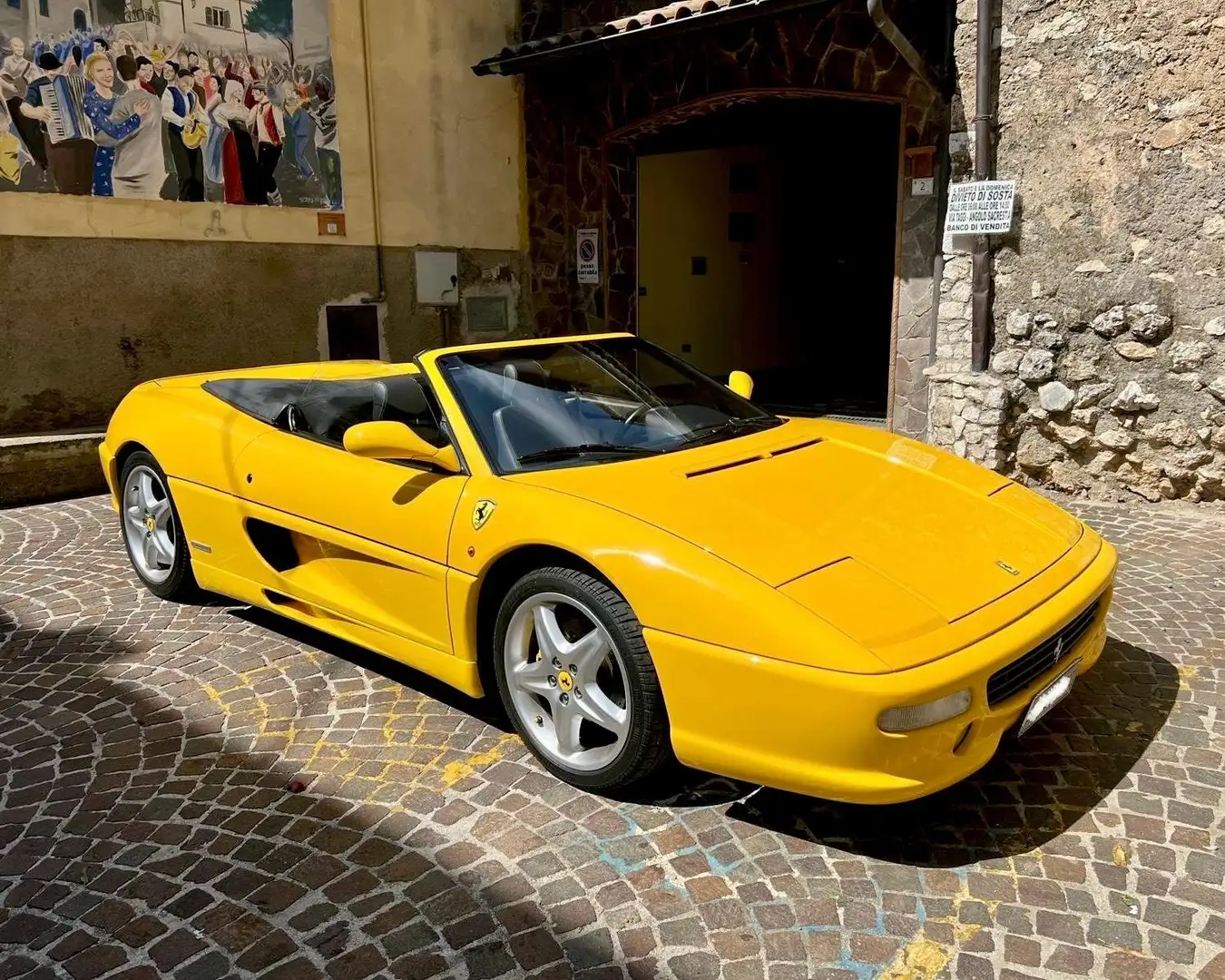 Ferrari F355 F355 SPIDER V8 MANUALE ASI ITALIANA Yellow - 1