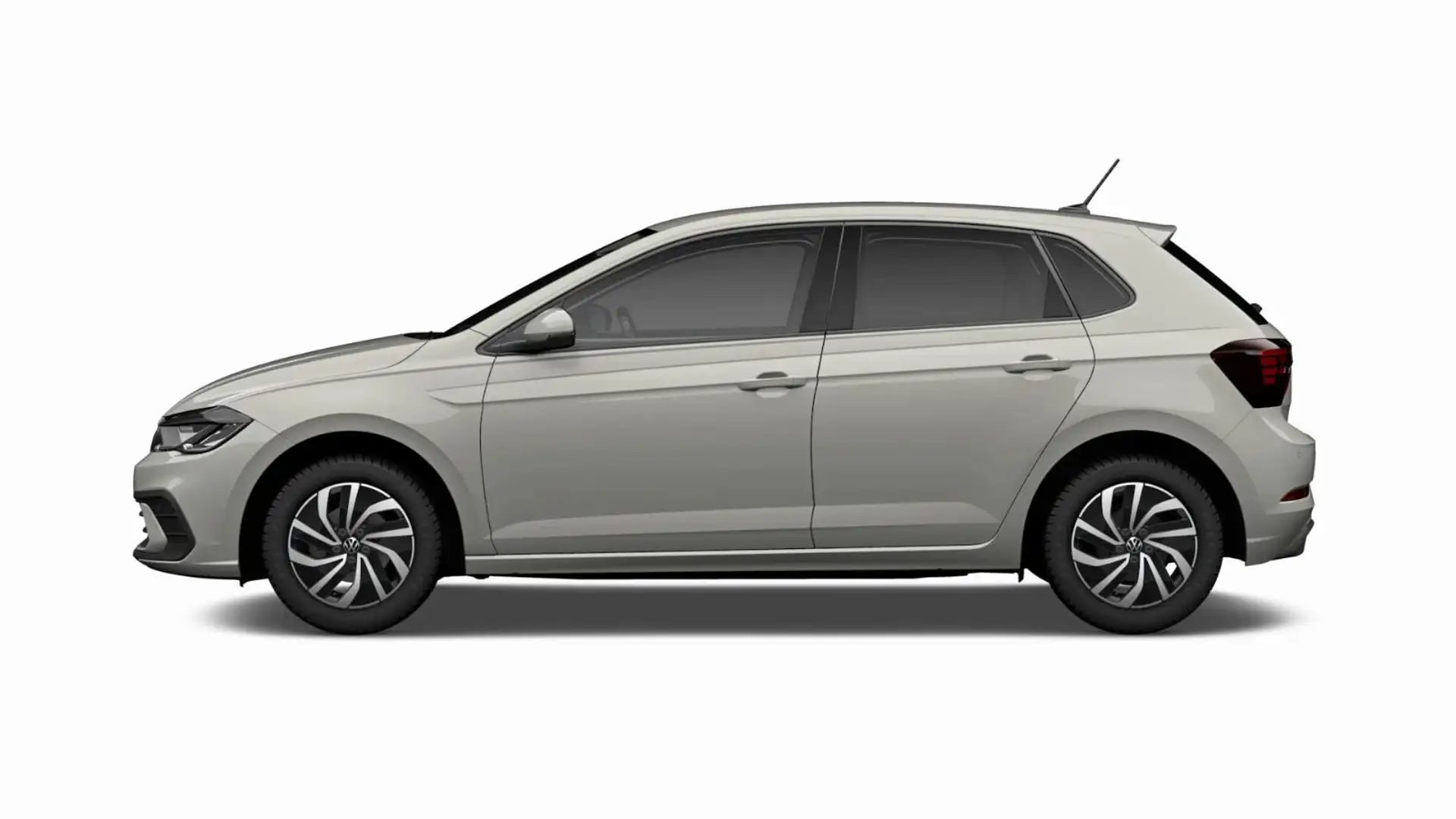 Volkswagen Polo 1.0 TSI 95 5MT Life Edition Zijruiten achter en ac Grijs - 2