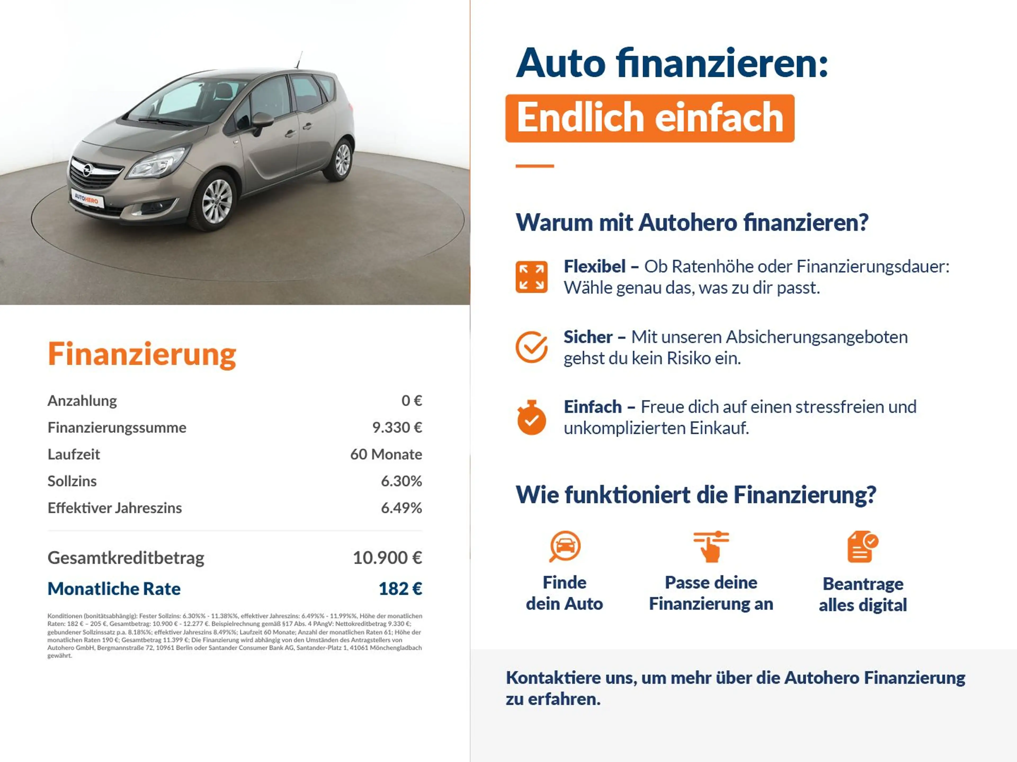 Opel Meriva 1.4 Turbo Drive*NAVI*TEMPO*PDC*SHZ*KLIMA*GARANTIE* — photo 2