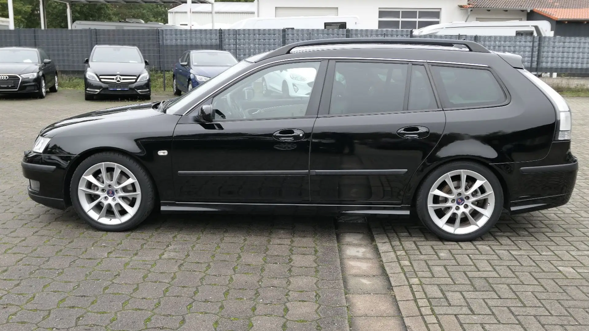 Saab 9-3 2.8 Turbo V6 Aero SportCombi/Xenon/AHK Black - 2