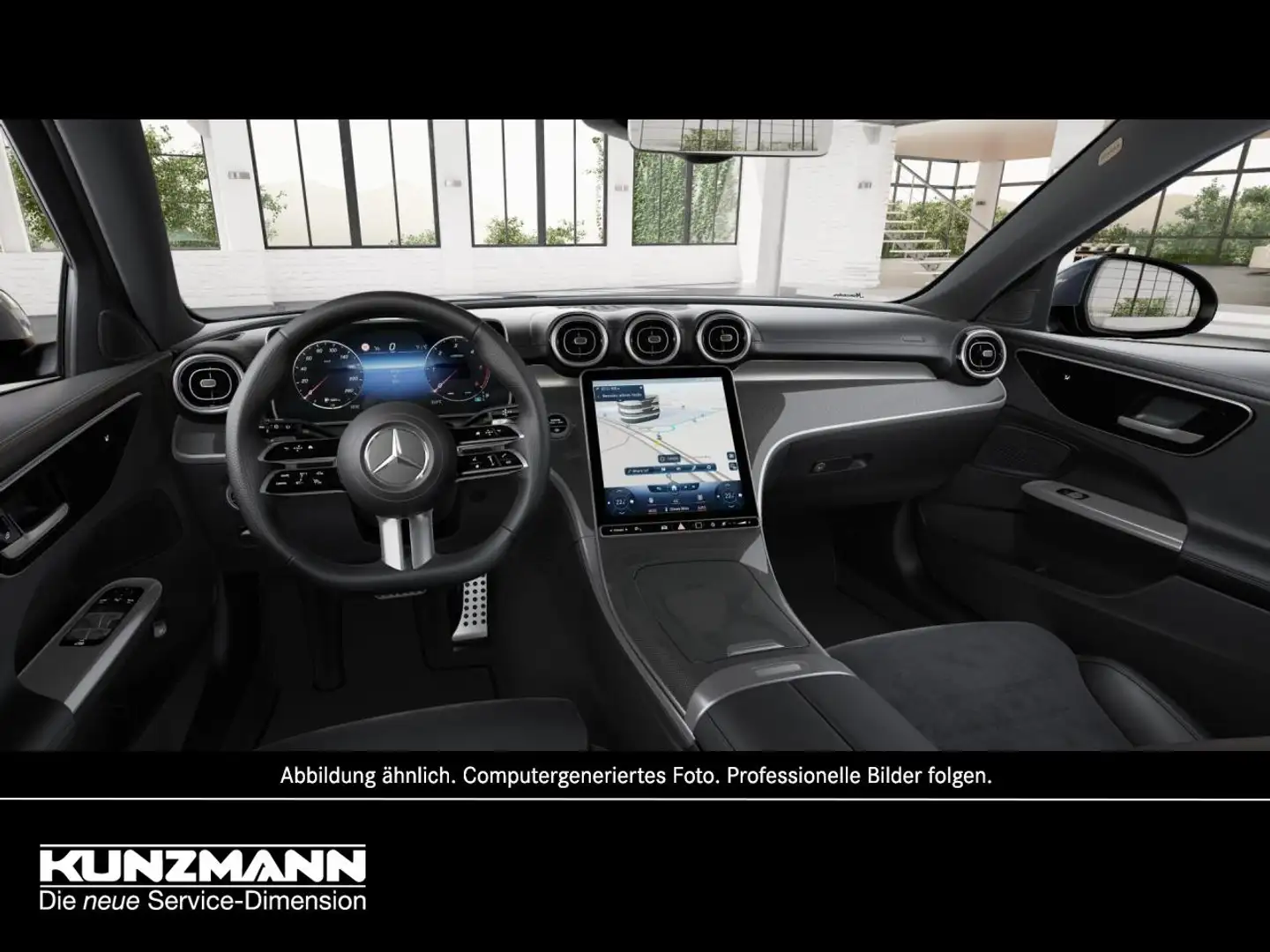 Mercedes-Benz C 220 d T AMG MBUX Navi-Prem. Distronic Kamera Bleu - 2