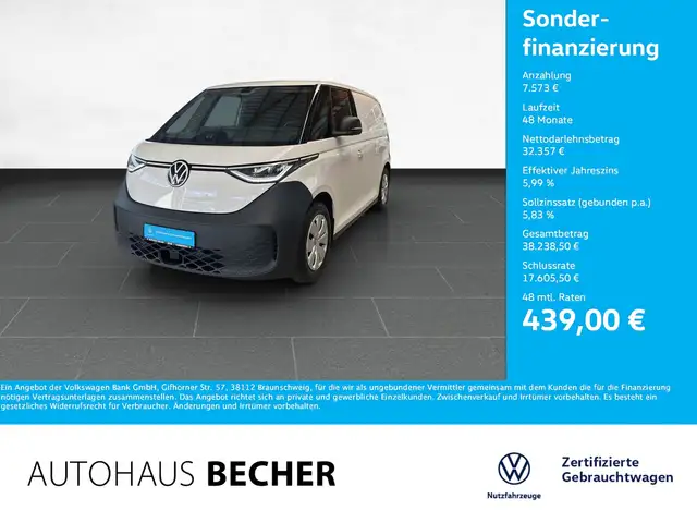 Volkswagen ID. Buzz Cargo ID.Buzz Cargo 150 kW /AHK/Navi/LED/Rückfahrkam