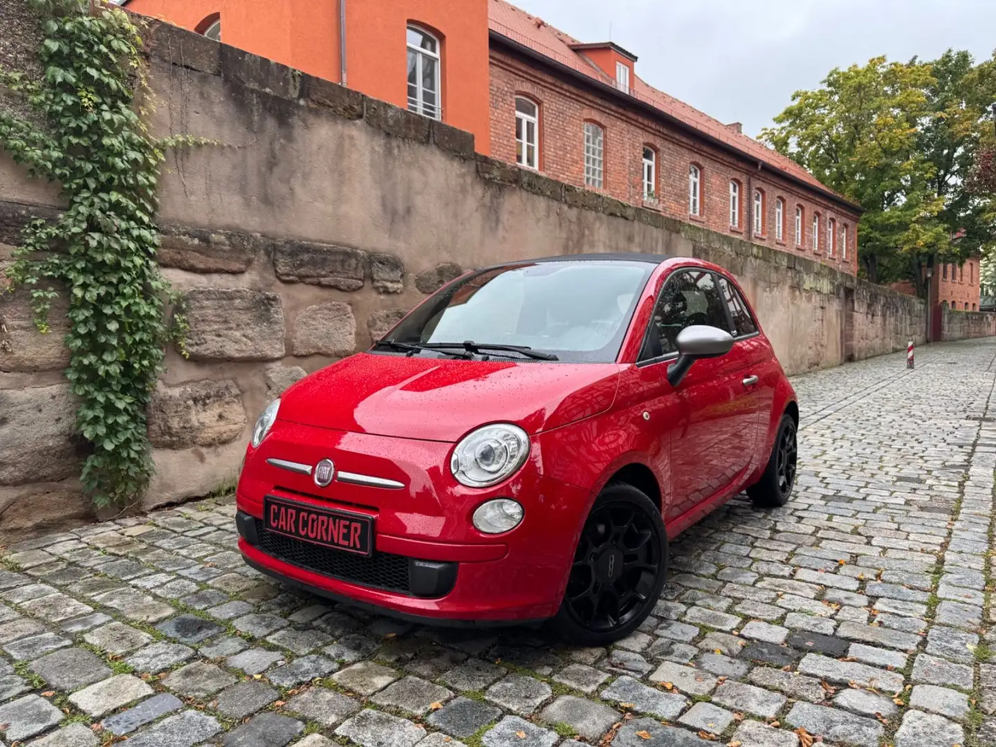 Fiat 500 TwinAir Plus/KLIMAAUTO/PDC/XENON/DACH NEU/ Rouge - 1