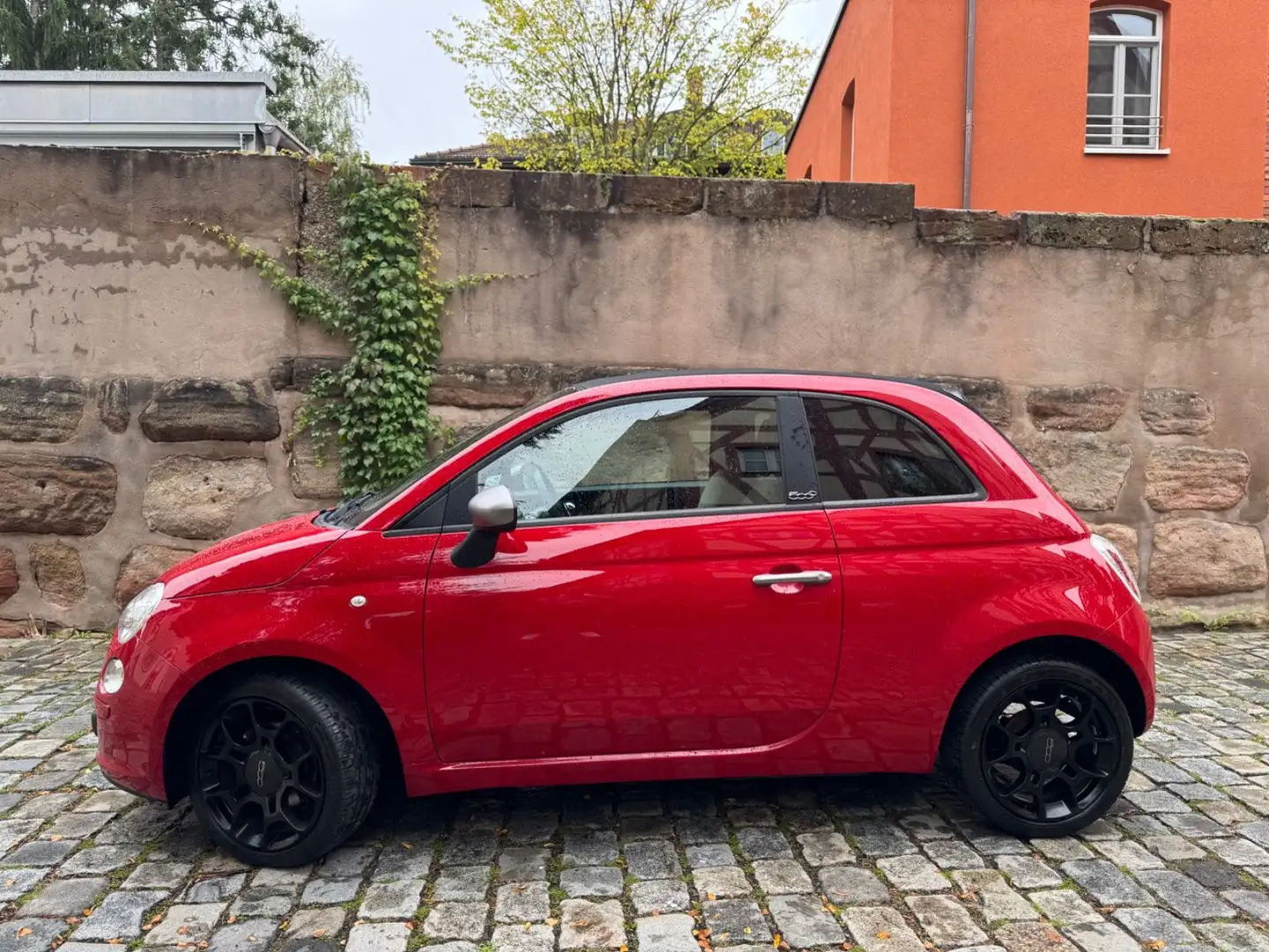 Fiat 500 TwinAir Plus/KLIMAAUTO/PDC/XENON/DACH NEU/ Rouge - 2