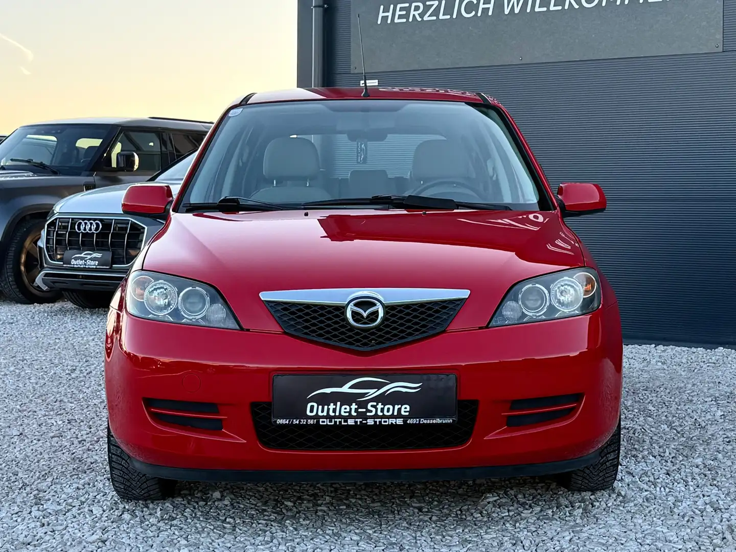 Mazda 2 1.25 Comfort*1.Besitz*Klima*Pickerl NEU* Rojo - 2