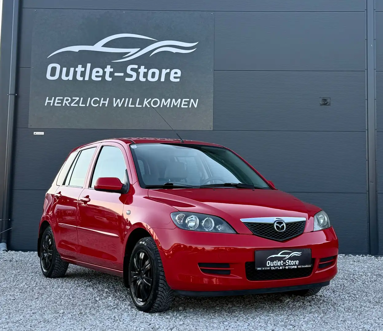 Mazda 2 1.25 Comfort*1.Besitz*Klima*Pickerl NEU* Rojo - 1