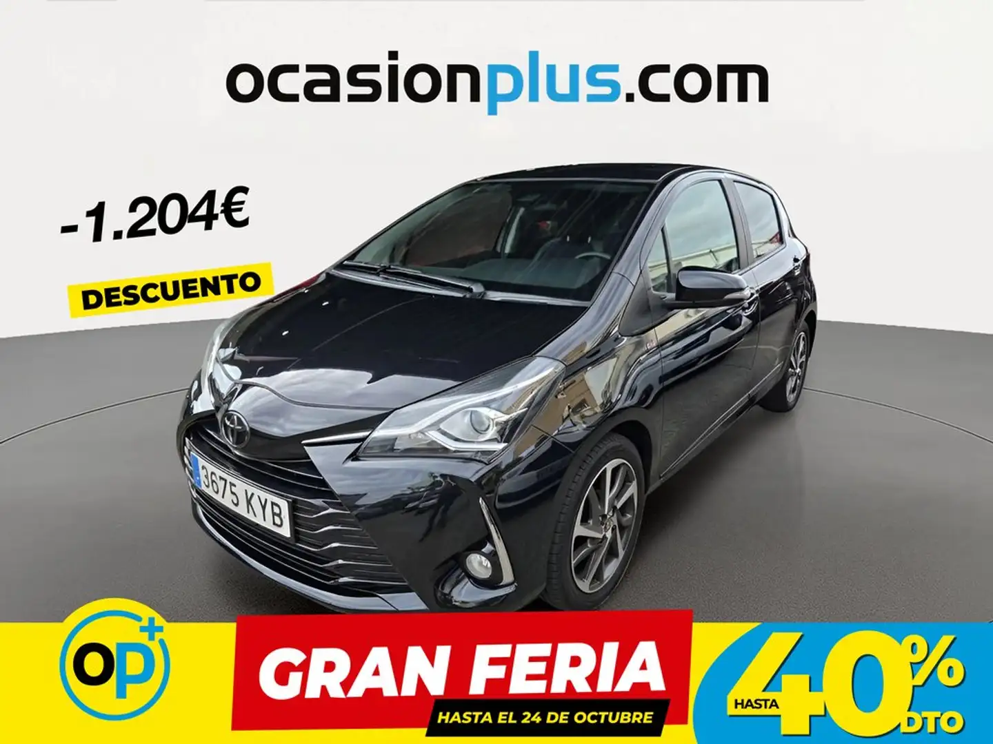 Toyota Yaris 1.5 Active Negro - 1