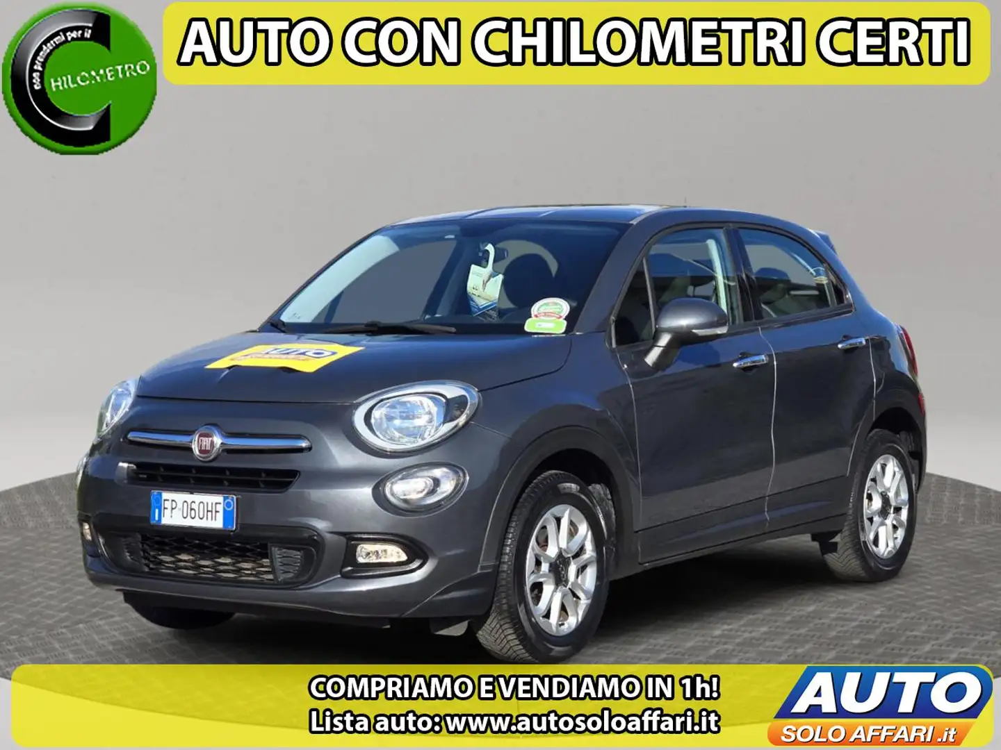 Fiat 500X 1.3 MJT 95CV EU6B NEOPATENTATI/CAMERA/TOUCH Grigio - 1