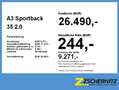Audi A3 Sportback 35 2.0 TDI S-Line ACC+LED+Navi+SHZ Zwart - thumbnail 3