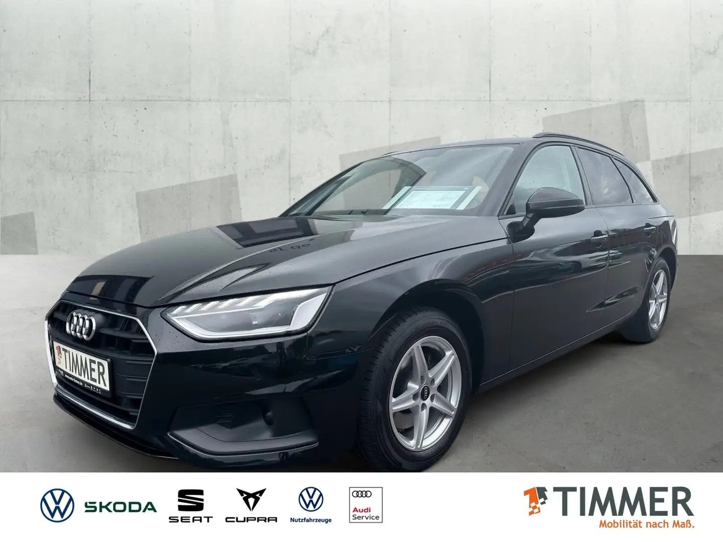 Audi A4 Avant *35 TDI*STHZG*LED*PDC*AHK* Navi MMI*KLIMA*S Zwart - 1