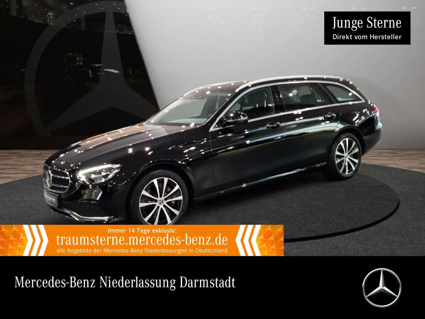 Mercedes-Benz E 300 de T AVANTG+360+AHK+LED+FAHRASS+9G Noir - 1