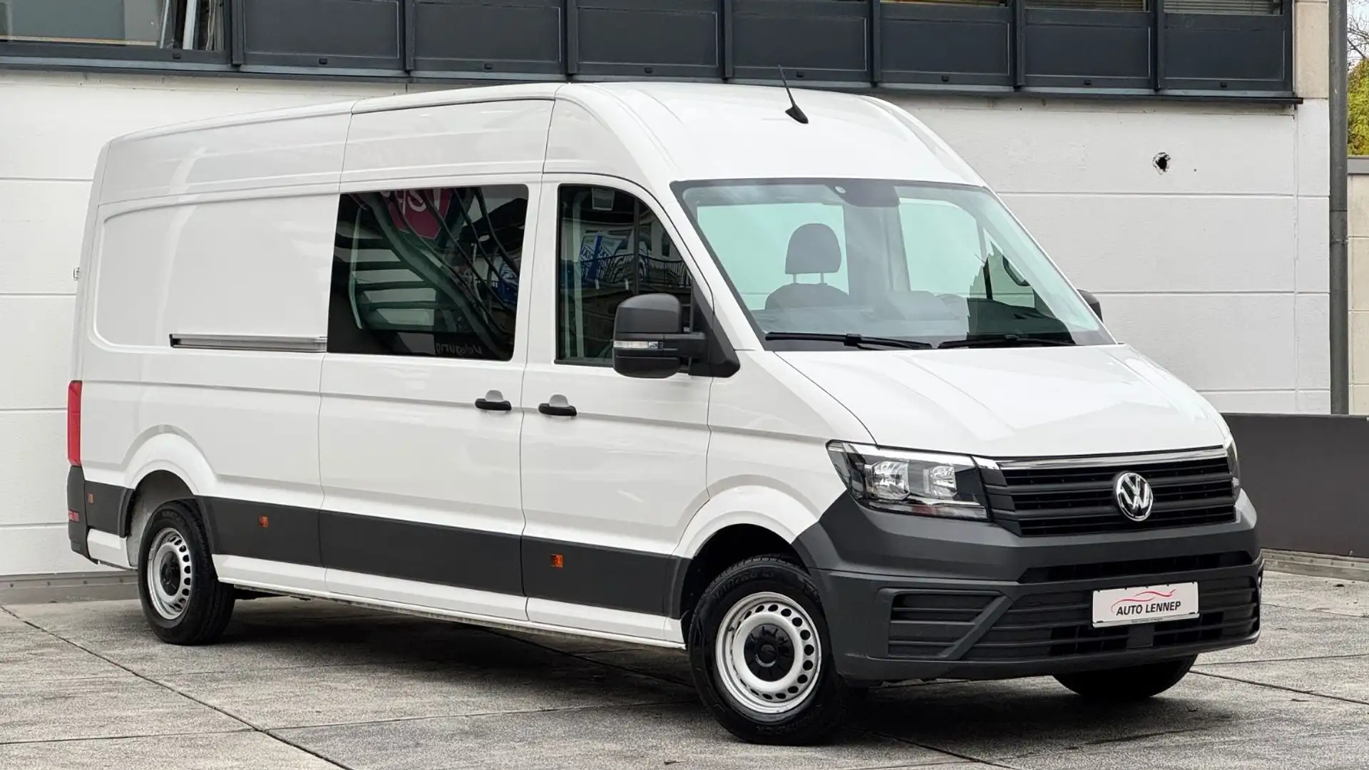 Volkswagen Crafter PLUS DOKA 35*L3 H2*Lang Hochdach*5-Sitze Weiß - 1