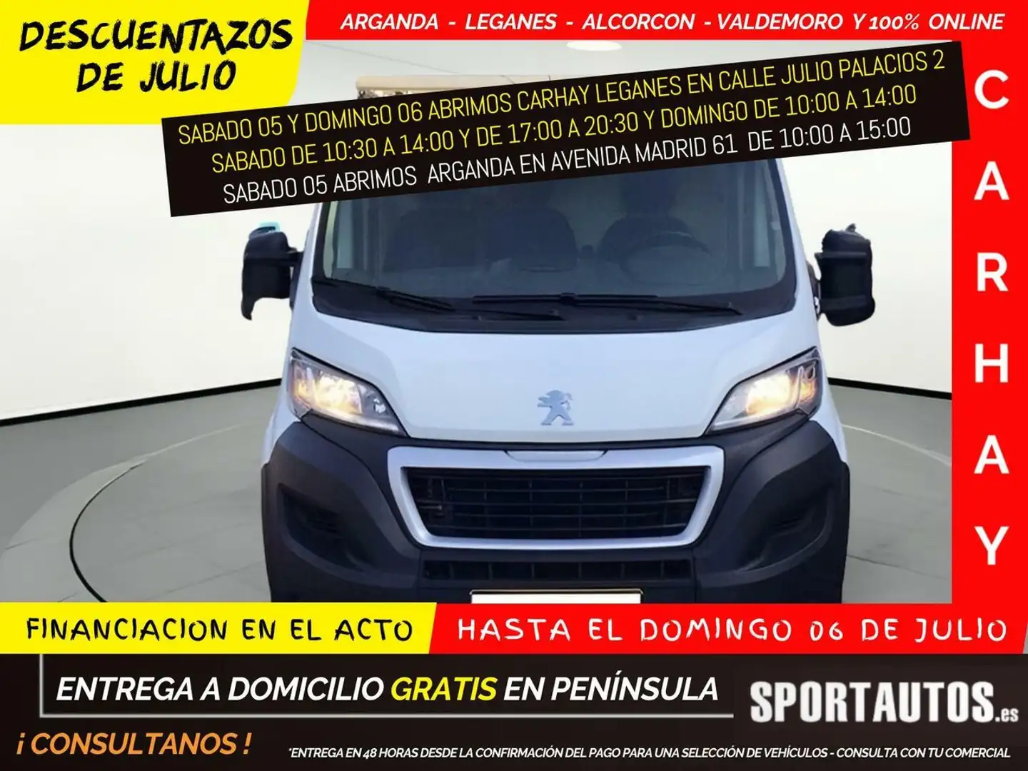 Peugeot Boxer 335 FOURGON SWB 2.2 Blue 140CV Premium Bianco - 1