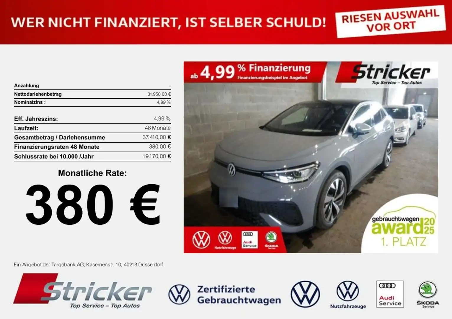 Volkswagen ID.5 Pro Performance 150/77 380,-ohne Anzahlung Travel Gris - 2