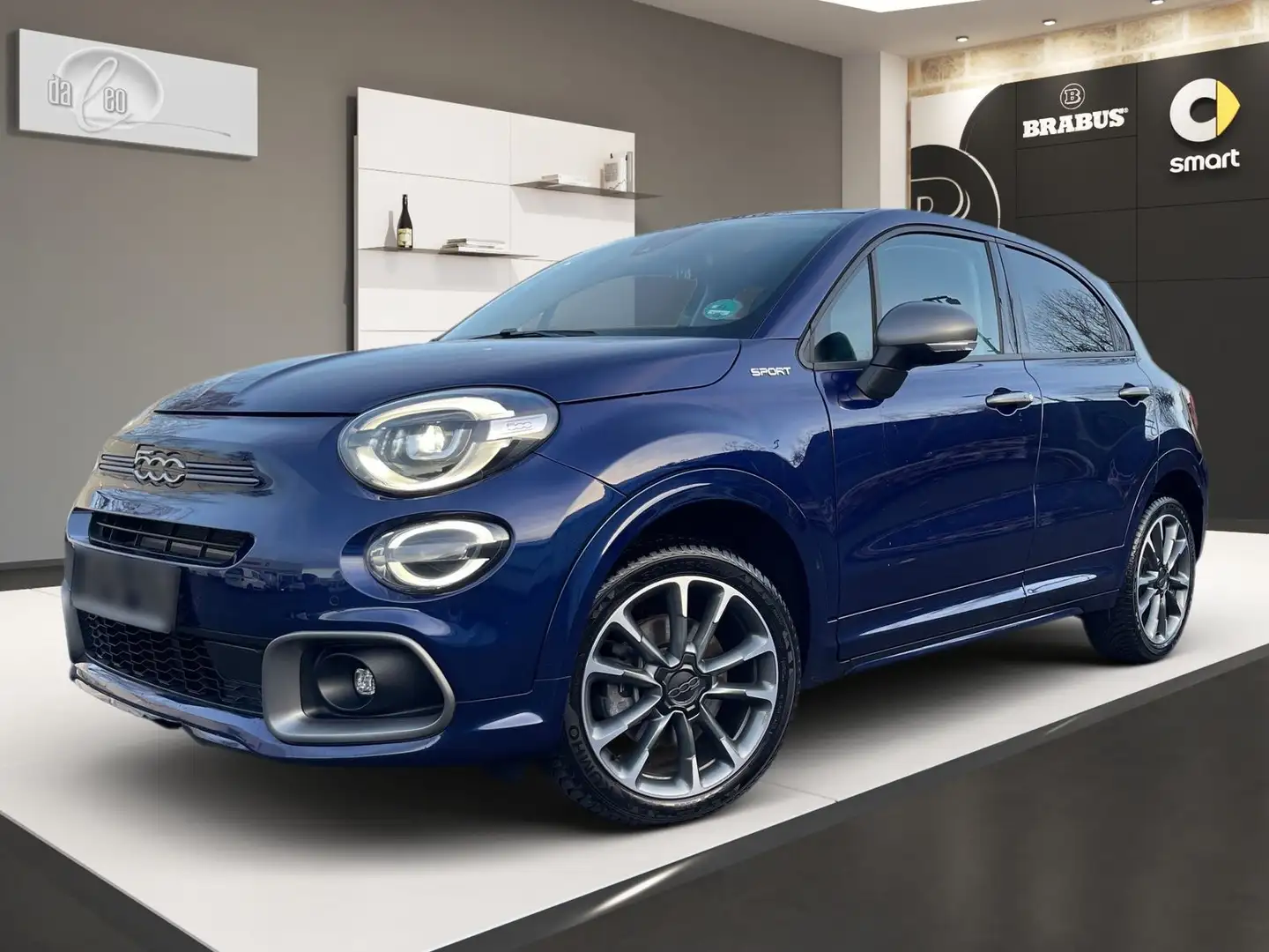 Fiat 500X Dolcevita Sport Faltdach Kamera ACC Navi Blau - 1