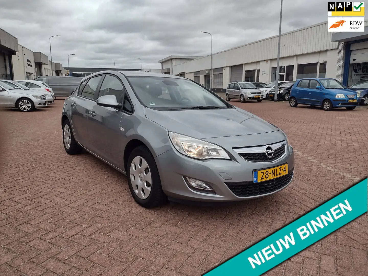 Opel Astra 1.4 Turbo Edition MOOIE AUTO BEL 0619590613 AIRCO Grau - 1