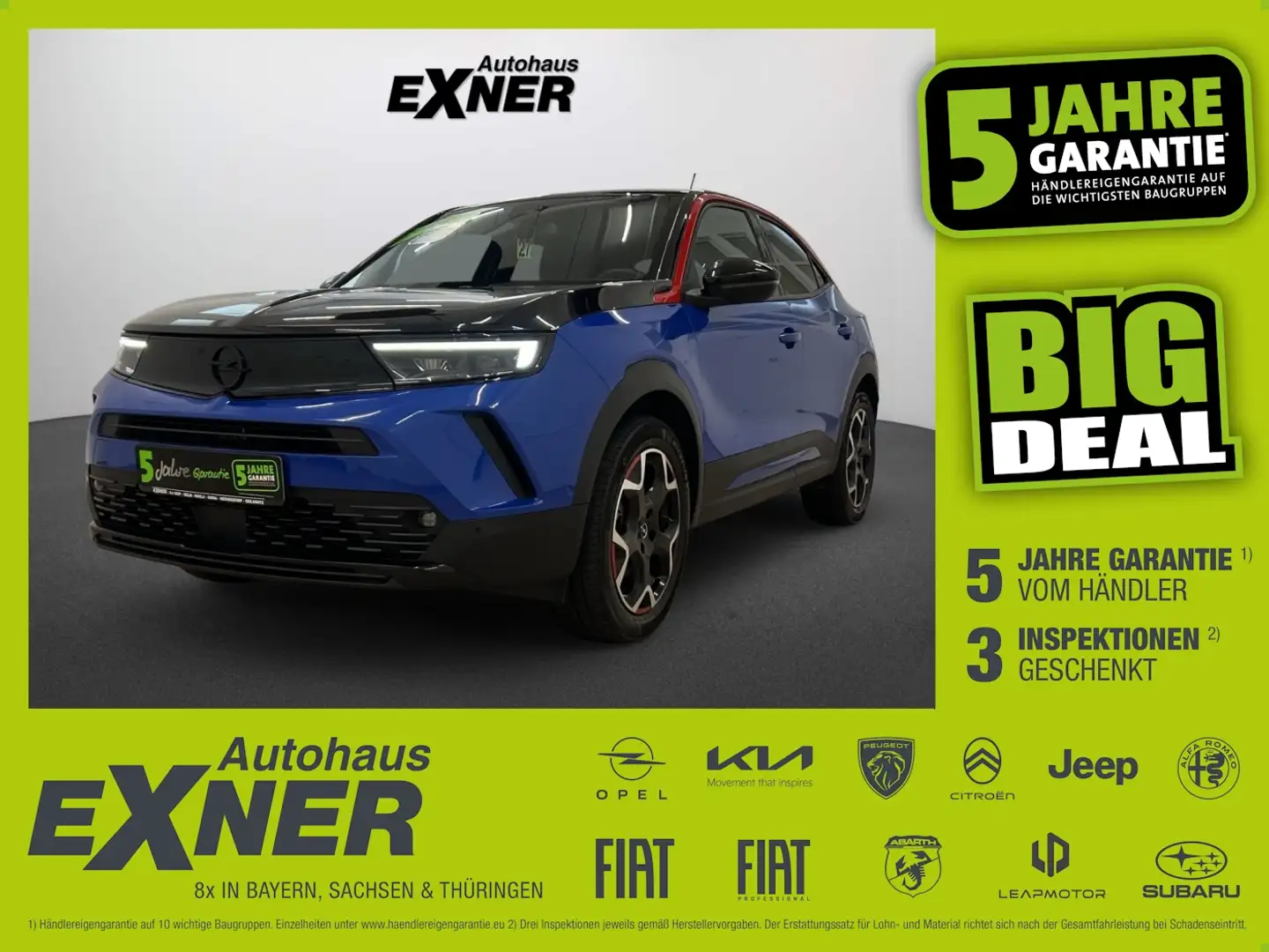 Opel Mokka-E GS LINE ACC+LED+Navi+SHZ+Winterp.+Kam. Blau - 1