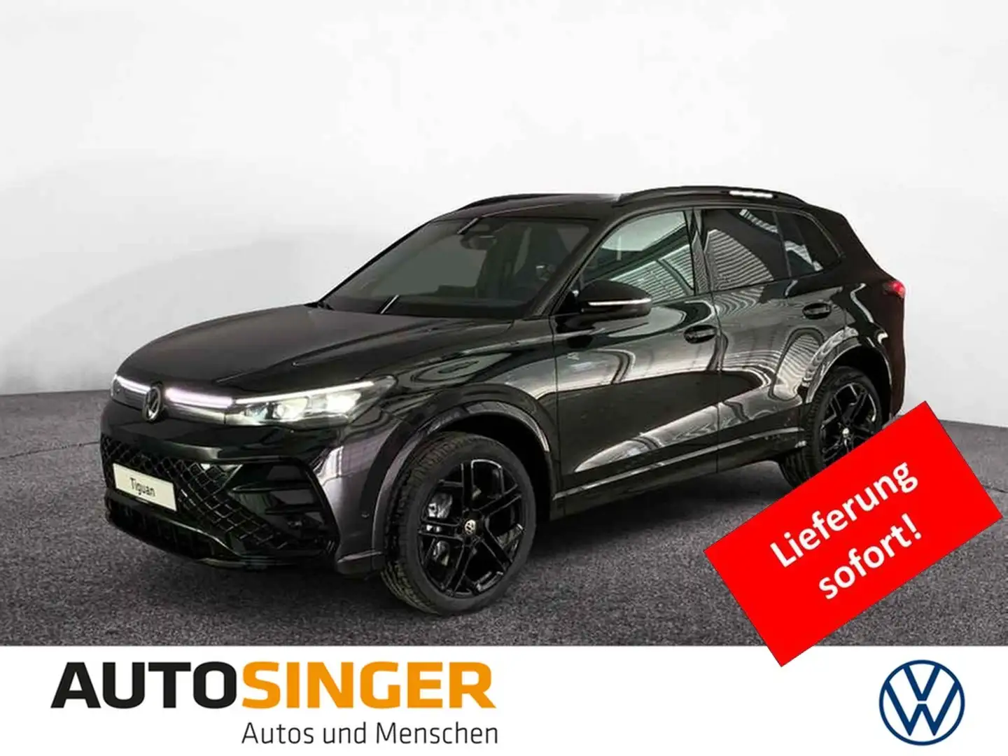 Volkswagen Tiguan R-Line TDI 4M *AHK*H-UP*PANO*MATRIX*20"* Noir - 1