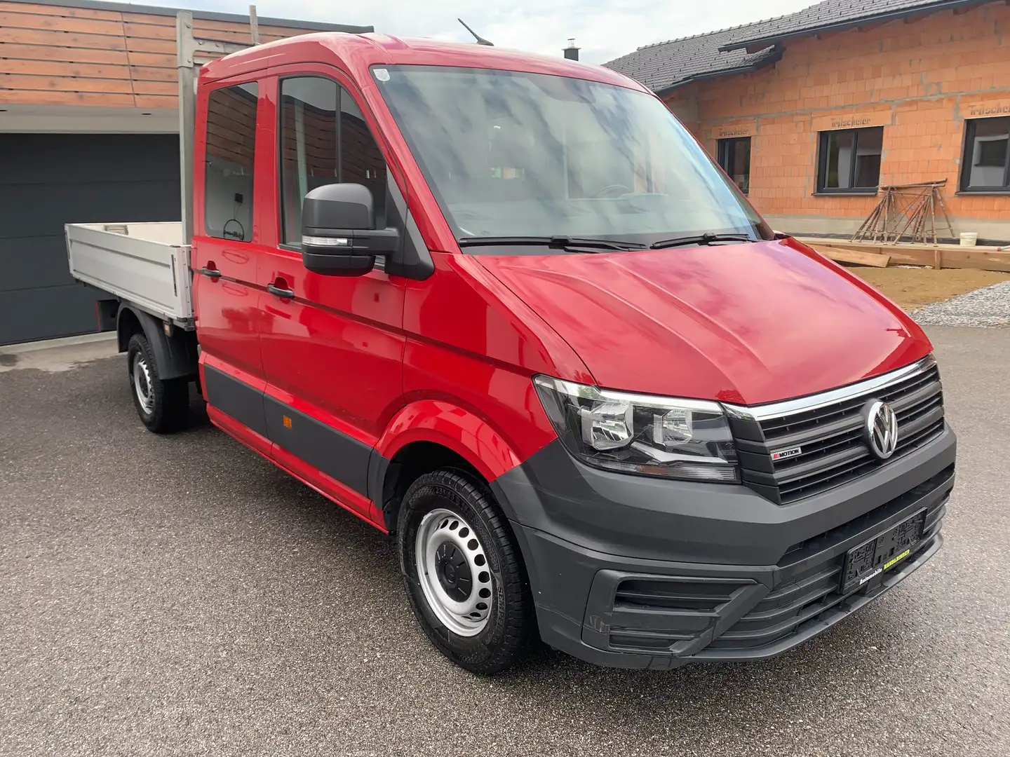 Volkswagen Crafter DokaPritsche35mittellang4MOTION,Pickerl+ServiceNeu Rot - 2