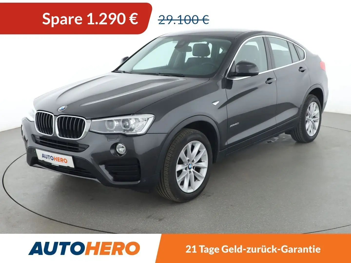 BMW X4 xDrive 20i Aut*XENON*HEADUP*TOTWINKEL*TEMPO*SHZ* Grau - 1