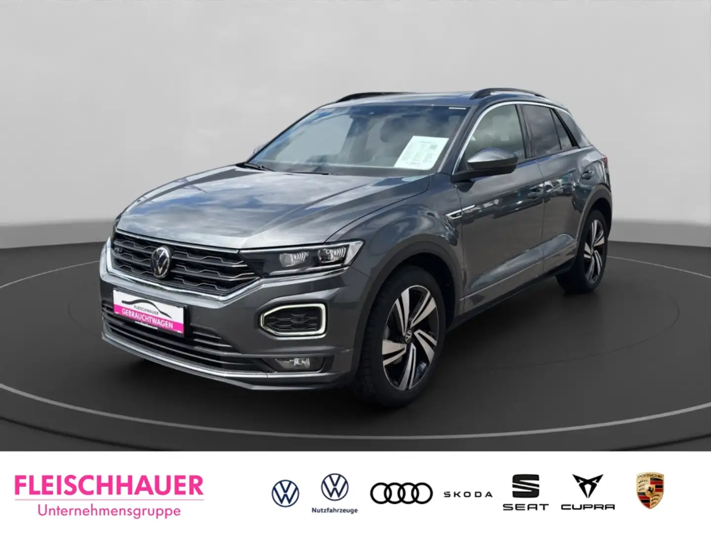 Volkswagen T-Roc Sport TSI 1.5 AUTOMATIK+PANORAMA+NAVI+KLIMAAUT+ Grau - 1