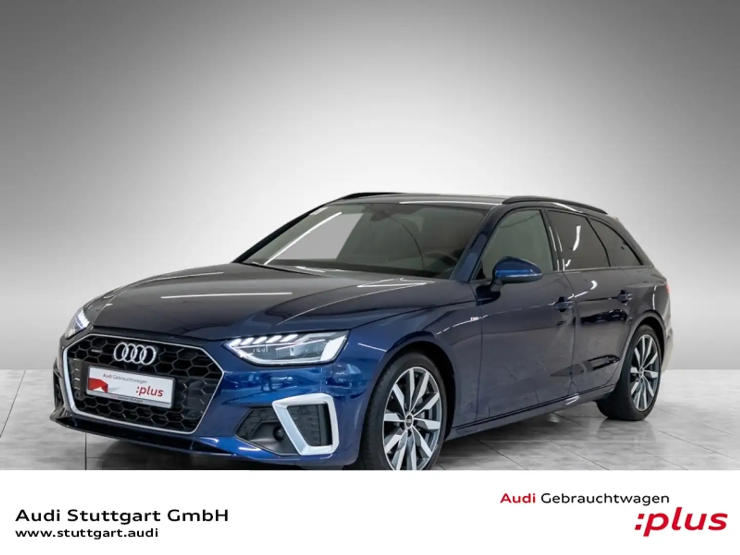 Audi A4 Avant 40 TFSI quattro S line Matrix ACC Kamera Blau - 1