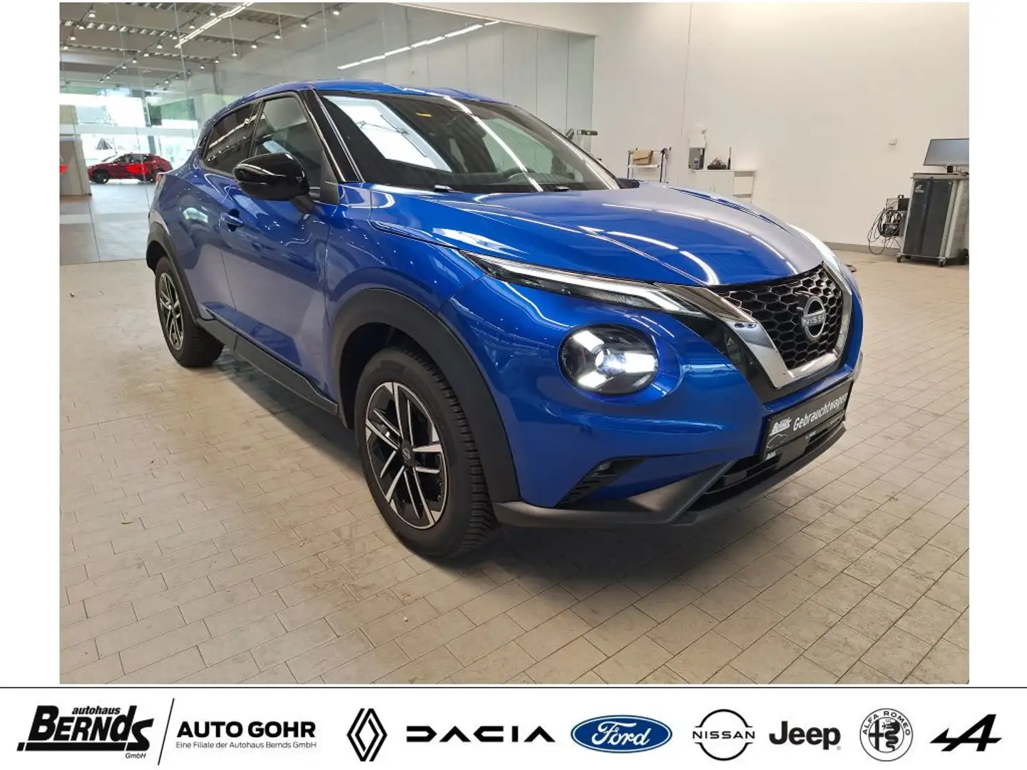 Nissan Juke 1.0 DIG-T N-Connecta KLIMAAUTOM. SITZHZG. ISO-FIX Blau - 2