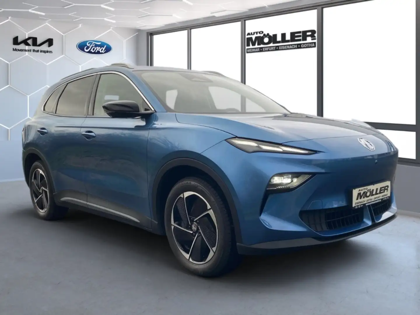 MG MGS5 EV Luxury Long Range 64kWh Leder 360°LED WP Navi Blau - 2