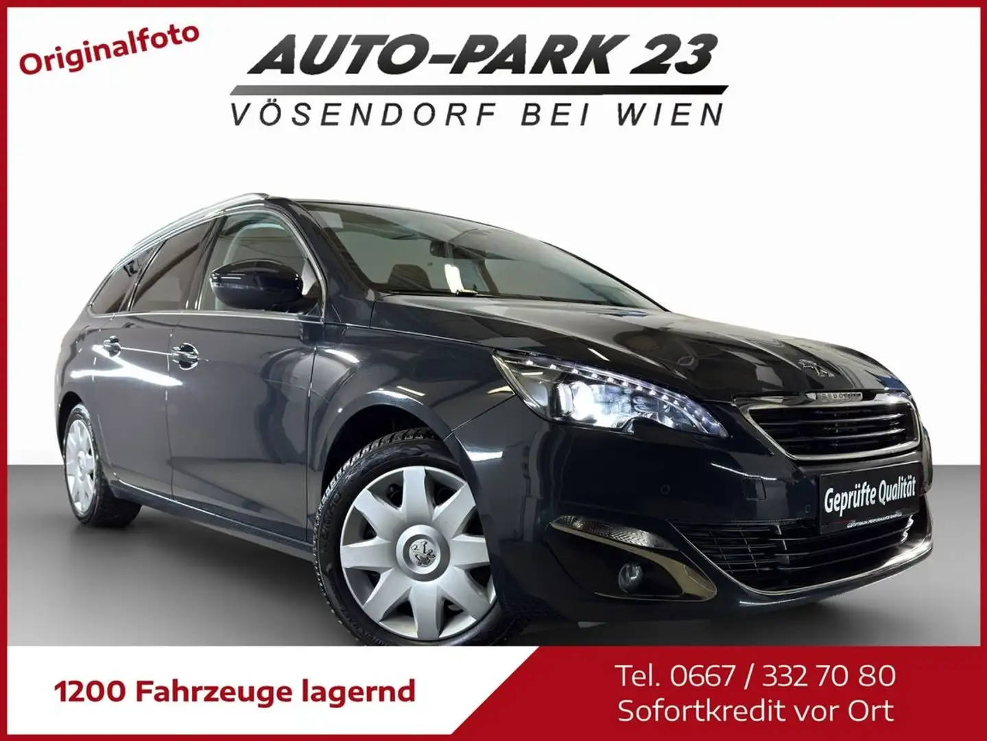 Peugeot 308 SW 1,6 THP**NUR 90.000KM**NAVI**GARANTIE*MOD2016 Grau - 1