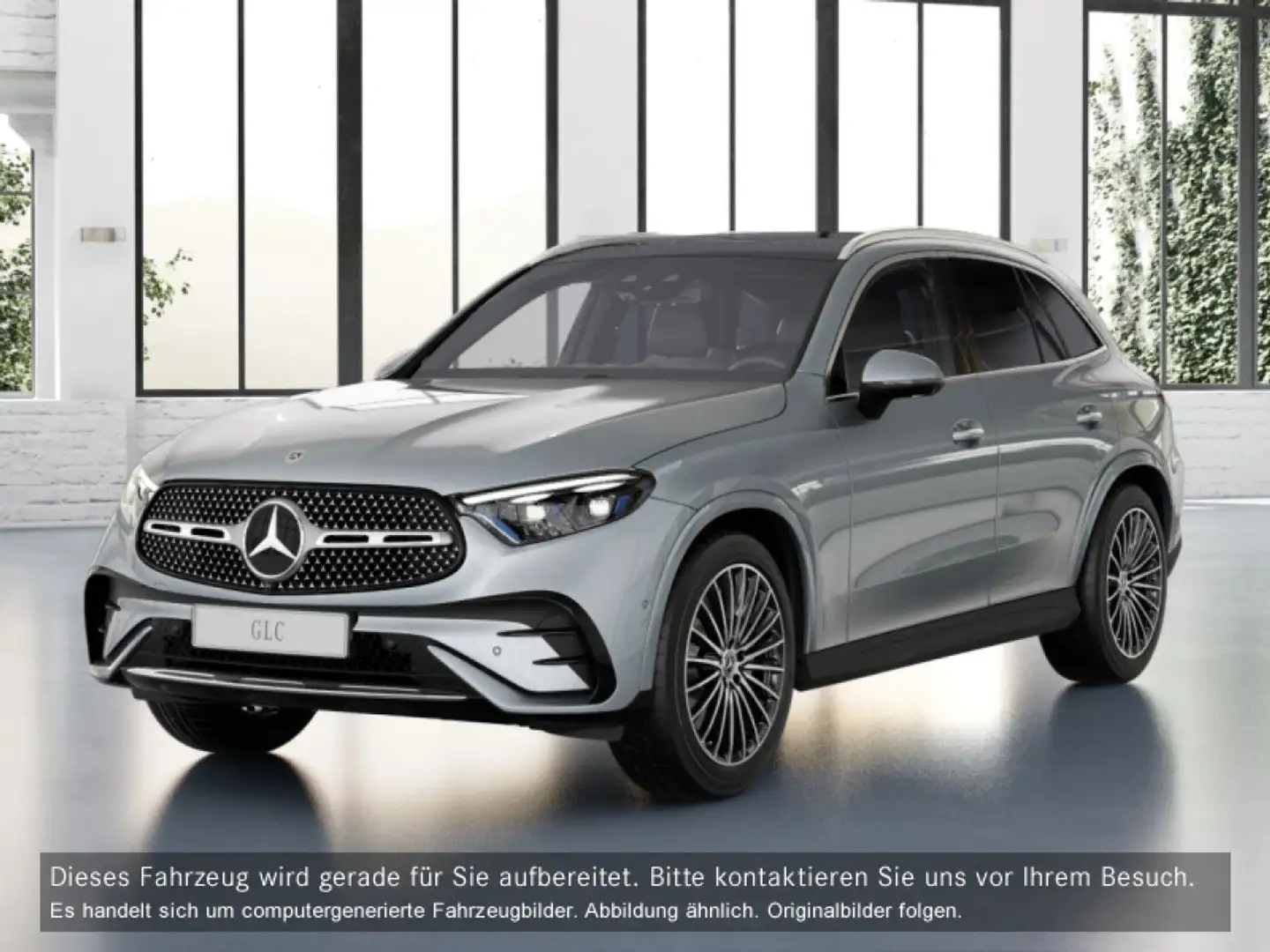 Mercedes-Benz GLC 300 de 4M AMG Fahrass WideScreen Airmat HUD 9G Silber - 2