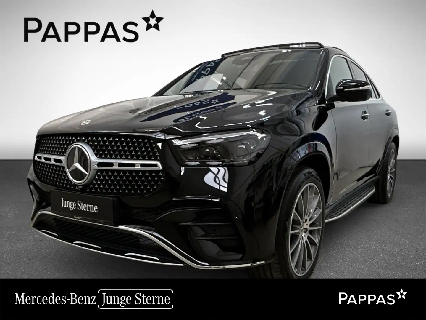 Mercedes-Benz GLE 450 d 4MATIC Coupé Stdhz PTS Distr Navi Pano Schwarz - 1