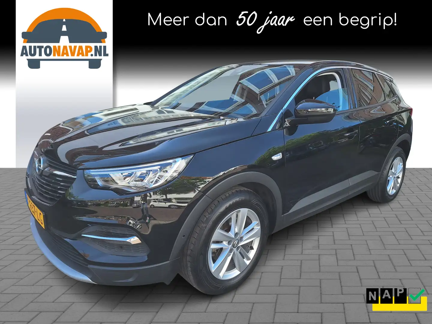 Opel Grandland X 1.2 Turbo Business Executive /58.000 Km/1e Eig/Nav Schwarz - 1