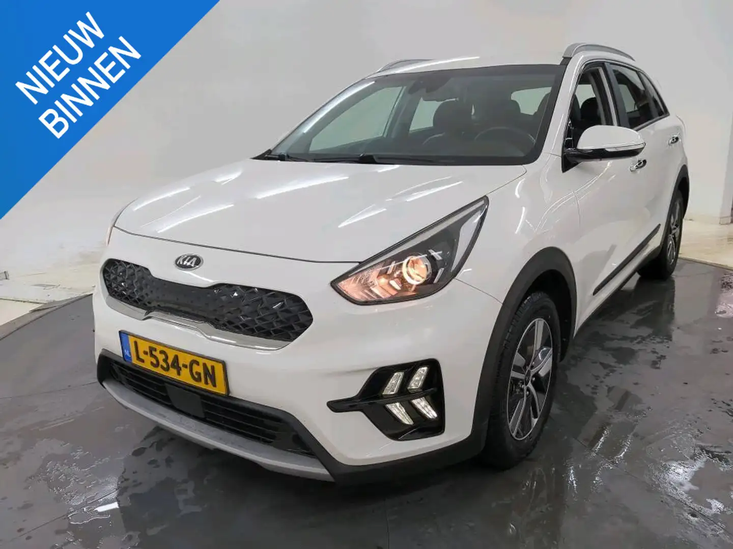 Kia Niro 1.6 GDI HYBRID DYNAMICLINE I ACHTERUITRIJCAMERA I Wit - 1