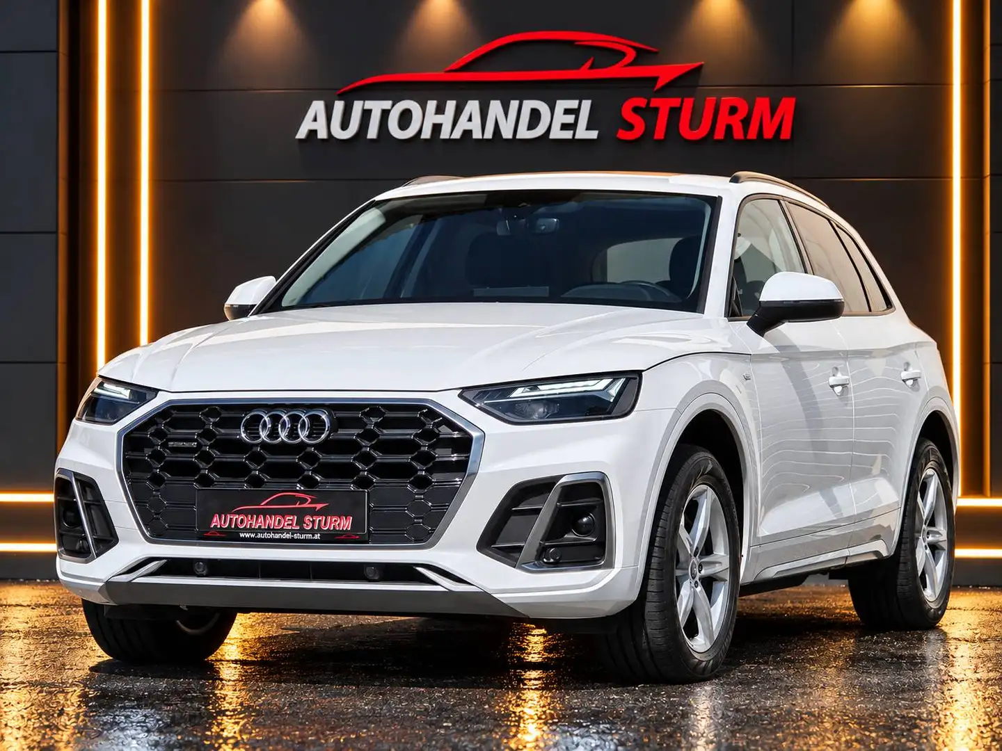 Audi Q5 40 TDI quattro S-line S-tronic *LED*AHK*Navi* Weiß - 1