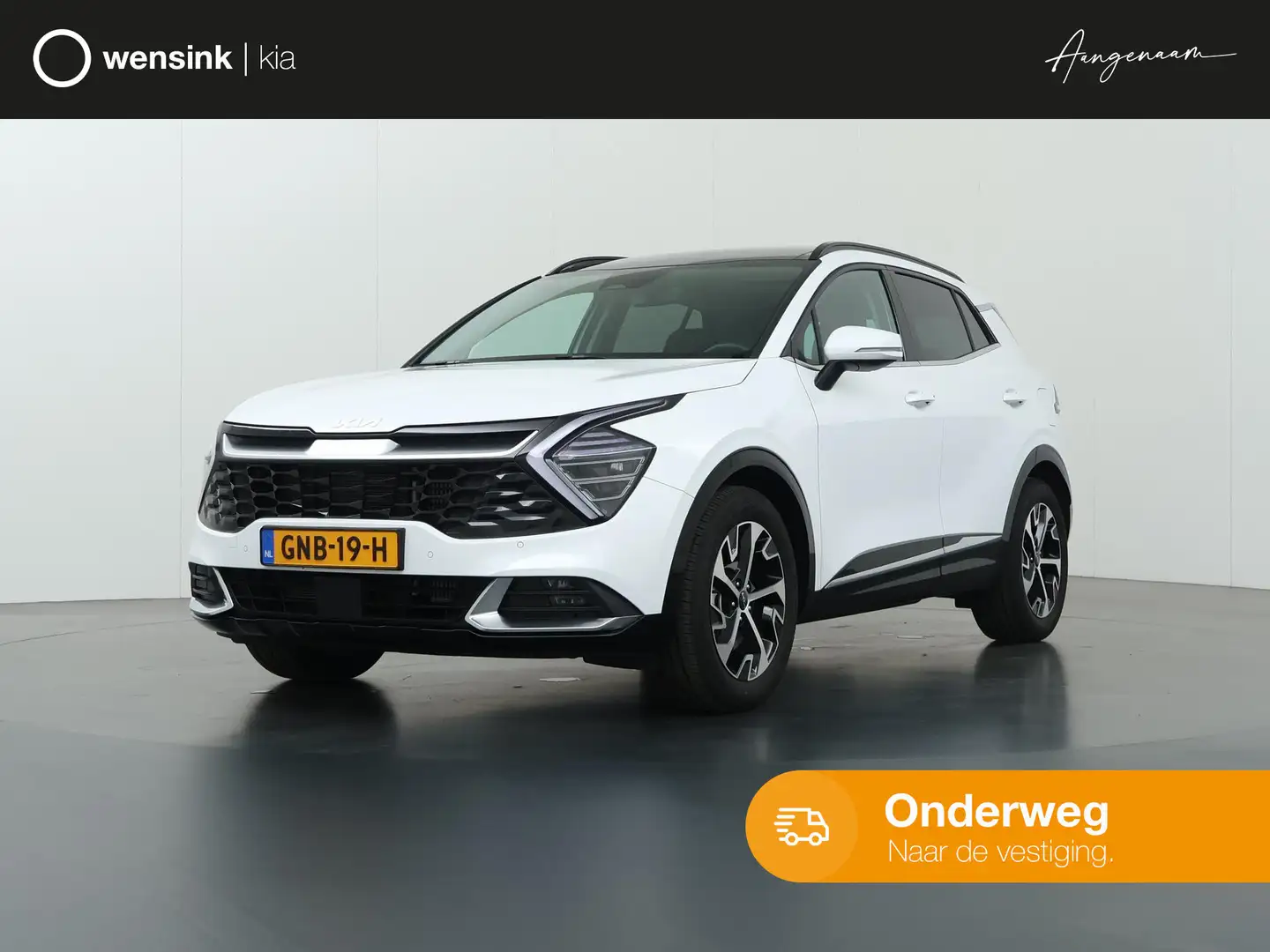 Kia Sportage 1.6 T-GDi MHEV DynamicPlusLine | Panoramadak | Mat Weiß - 1