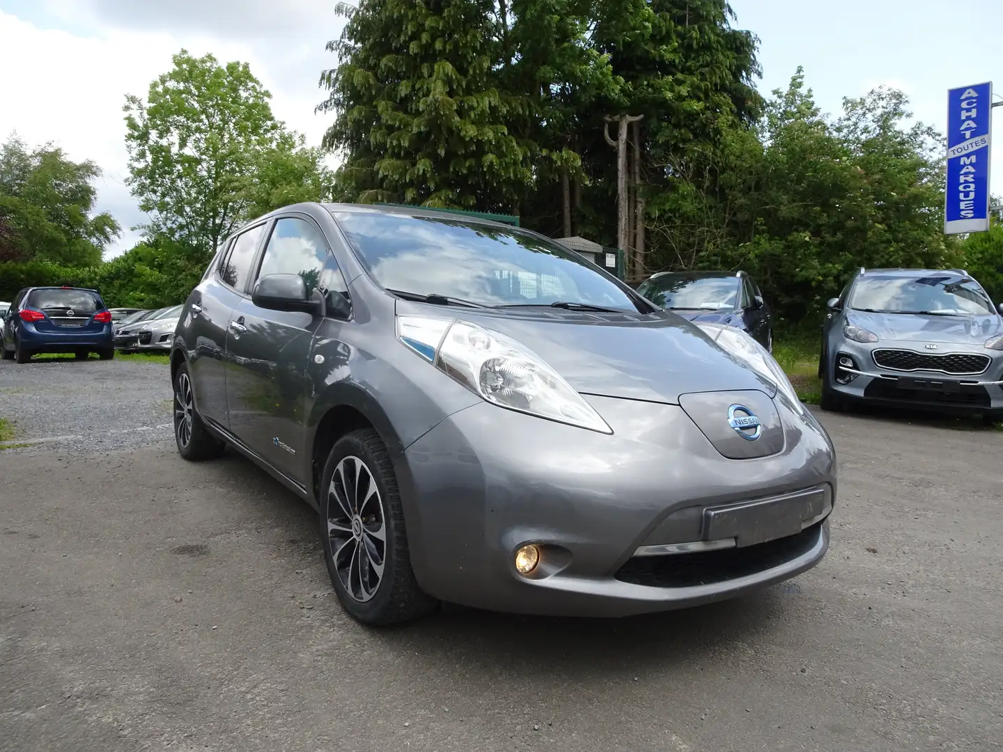 Nissan Leaf 30 kWh Tekna Gris - 2