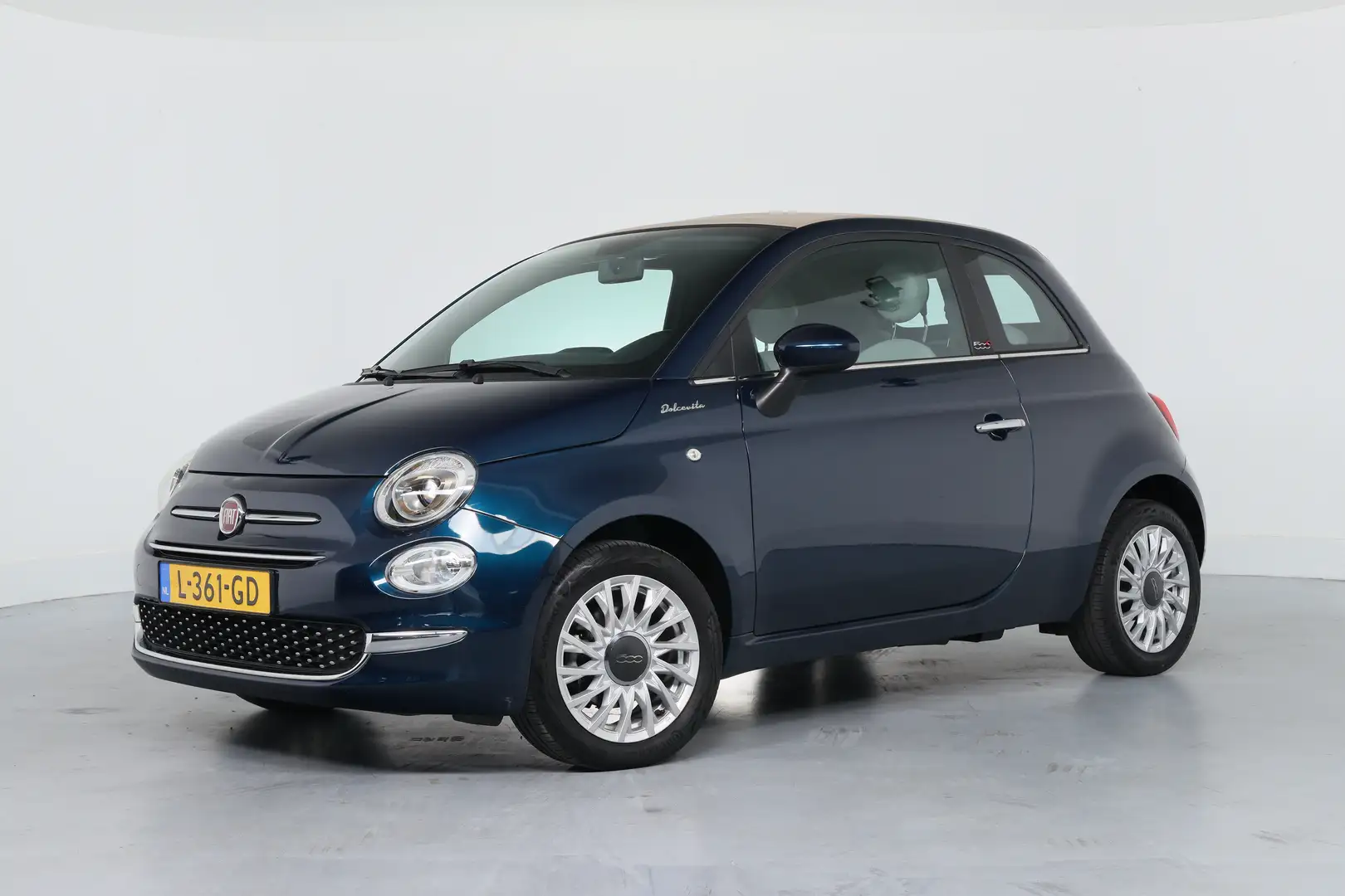 Fiat 500C 1.0 Hybrid Dolcevita | Dealer Onderhouden! | Navi Blauw - 2