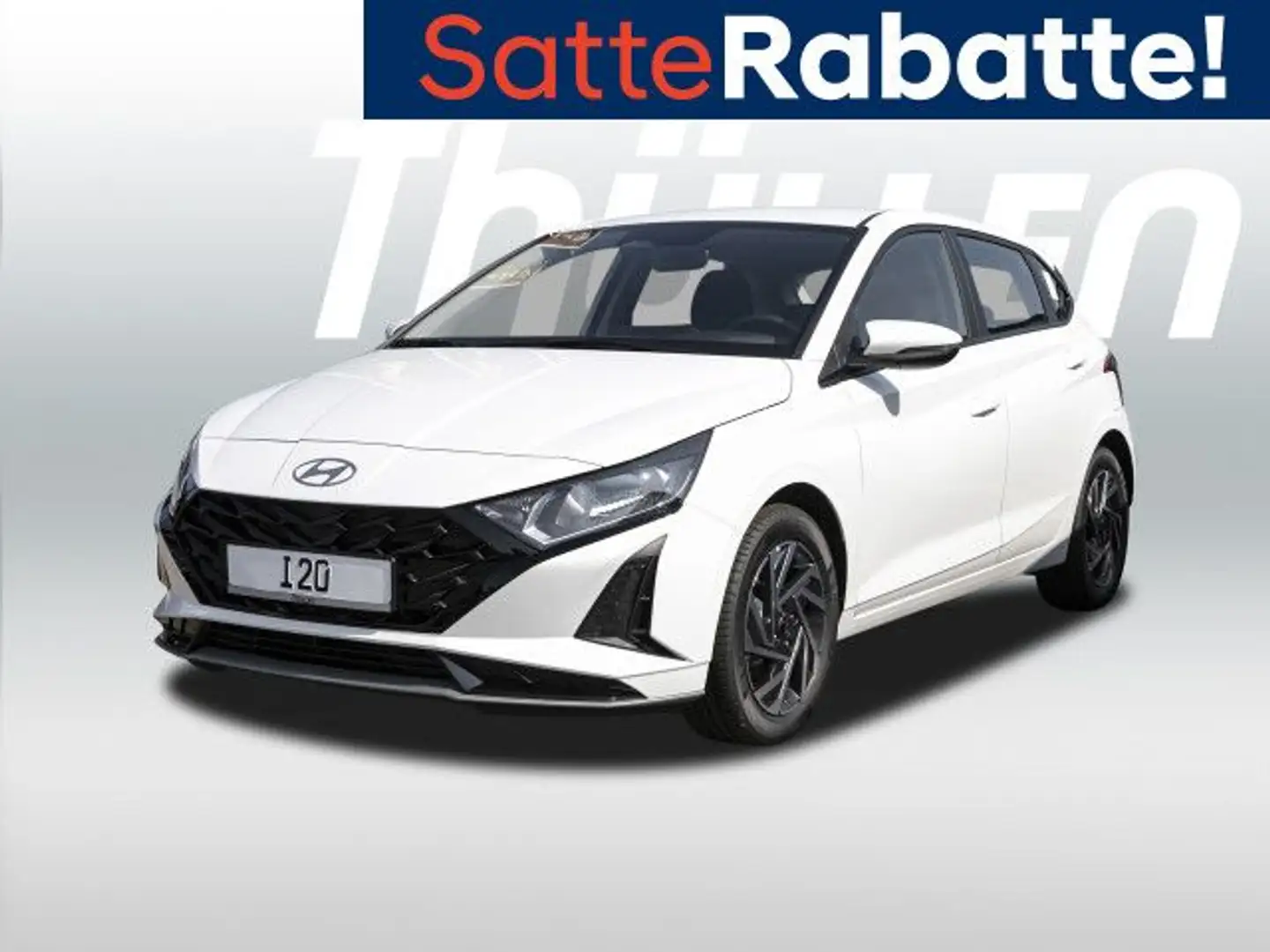 Hyundai i20 Trend 1.0 Turbo Benzin Bluetooth Navi Klima Wit - 1