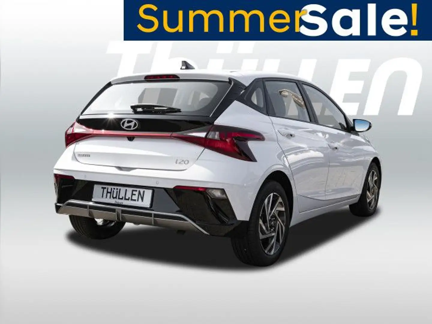 Hyundai i20 Trend 1.0 Turbo Benzin Bluetooth Navi Klima Weiß - 2