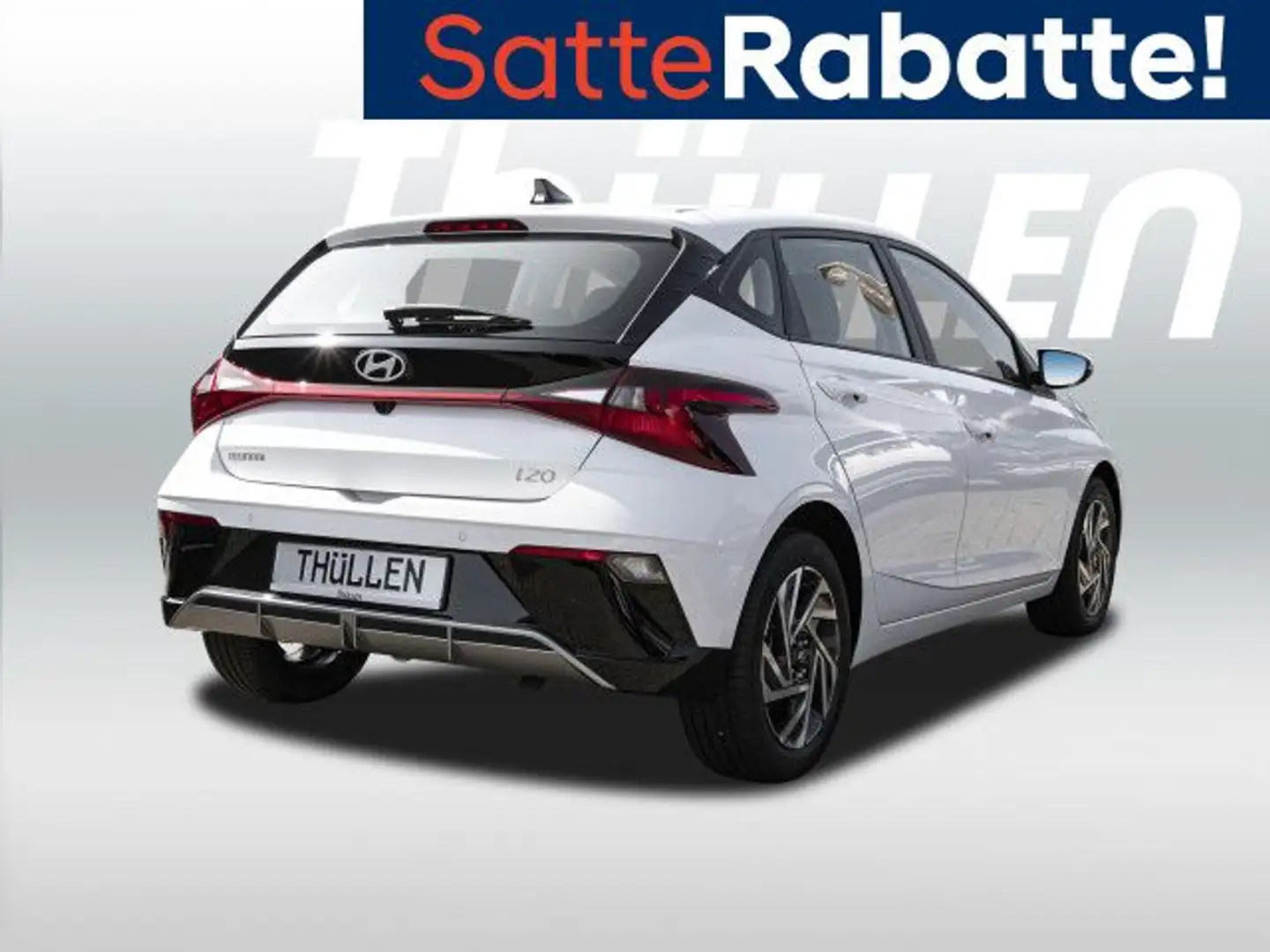 Hyundai i20 Trend 1.0 Turbo Benzin Bluetooth Navi Klima Blanc - 2