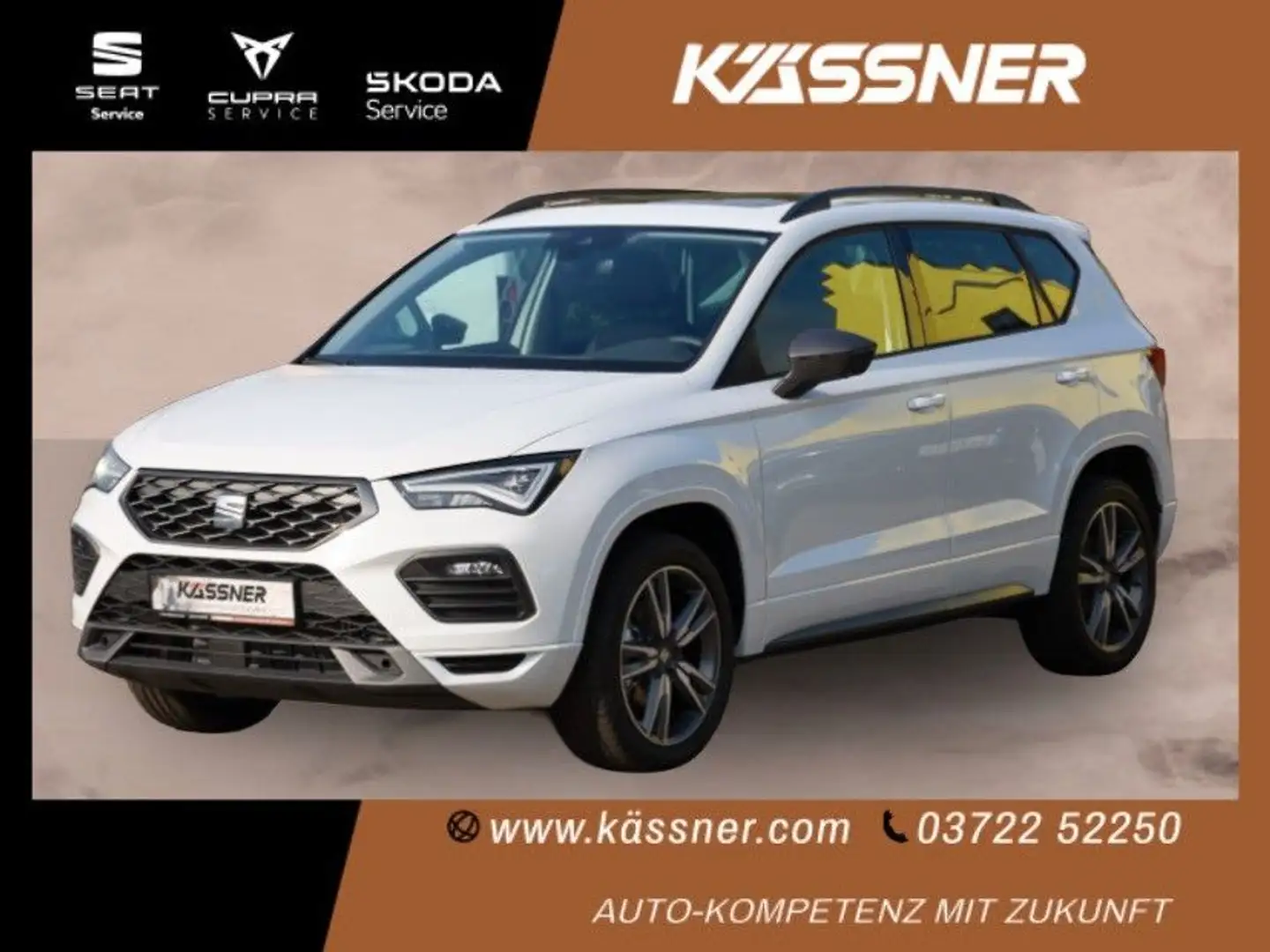 SEAT Ateca FR 1.5TSI DSG *PANORAMADACH Weiß - 1