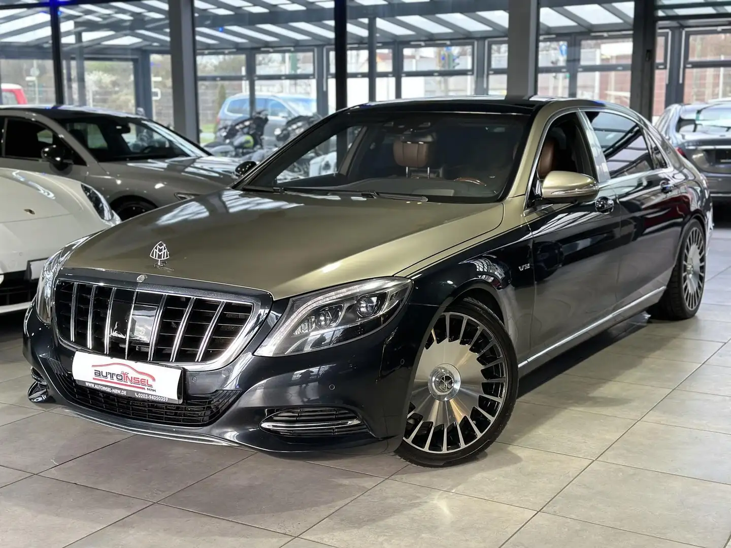 Mercedes-Benz S 600 Maybach Burmester Chauffeur Klapptisch Pano Negru - 1