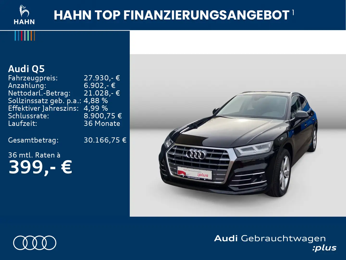 Audi Q5 sport 50TFSIe quattro S-trc Pano Matrix Virtu Schwarz - 2