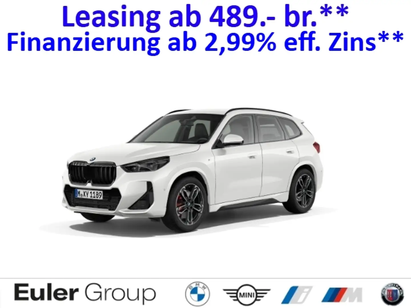 BMW X1 xD 20dA M-Sport-Pro AHK 19'' adLED HUD HiFi DA+ PA Weiß - 1